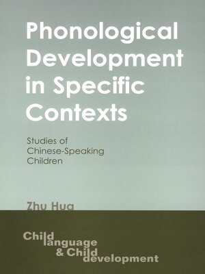 cover image of Phonological Development in Specific Contexts